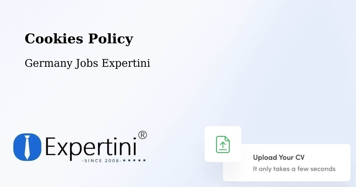 Cookies Policy - Germany Jobs Expertini